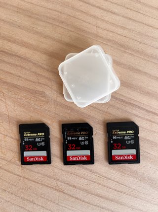 Pack 3 Tarjetas SD 32GB SanDisk Extreme PRO