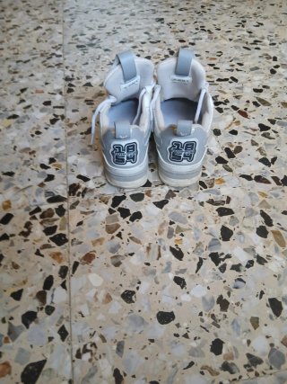 Scarpe Louis Vuitton Uomo Grigio Bianco