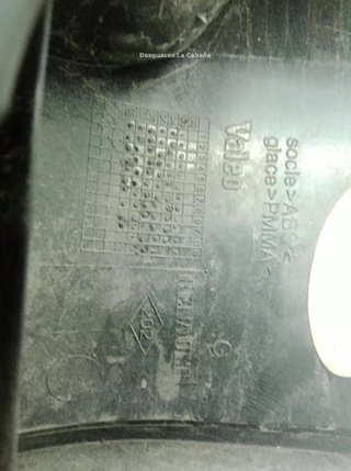 Piloto trasero izquierdo renault kangoo d 22810601