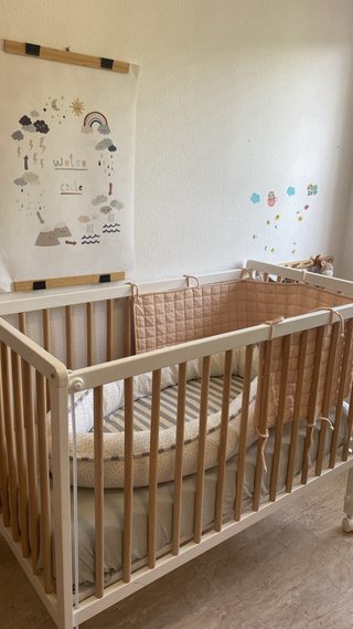 Protector de cuna bebé