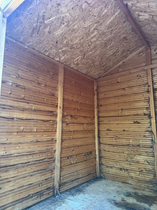 Caseta de jardín madera 183x182x215 cm