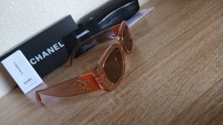 Gafas de sol Chanel marrones y naranjas
