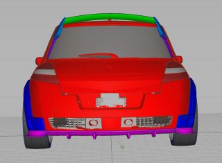Kit Carrocería Renault MK2 RS