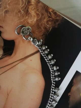 Pulsera Tobillo Plata Ley Artesanía India