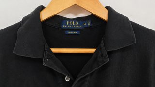 Polo Negro Ralph Lauren Manga Corta Hombre