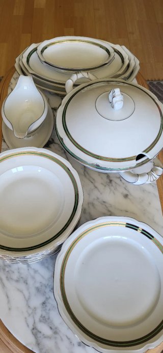 Vajillas de porcelana vintage