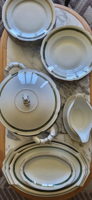 Vajillas de porcelana vintage