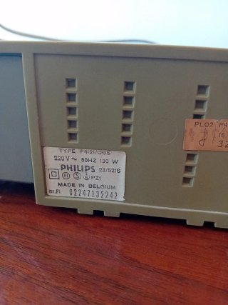 Amplificador Philips F4121 Integrado Estéreo