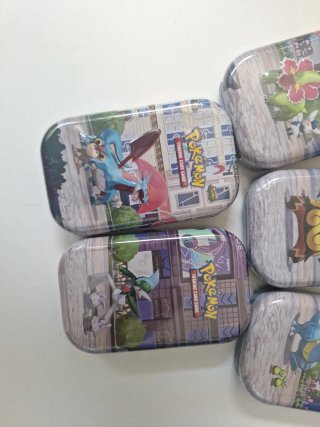 5 minilatas Pokémon TCG nuevas precintadas
