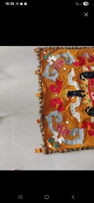 Repostero escudo España Águila San Juan