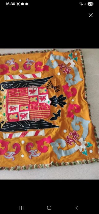 Repostero escudo España Águila San Juan