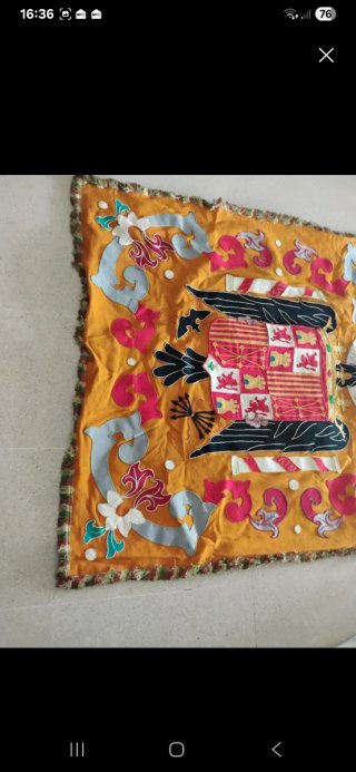 Repostero escudo España Águila San Juan