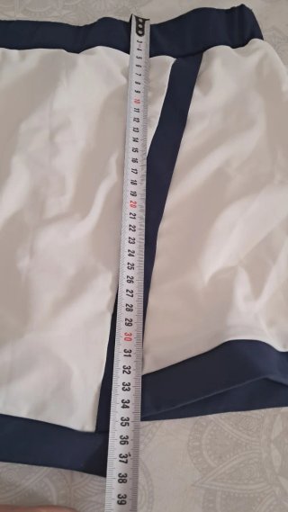 Falda pantalón blanca y azul M/S