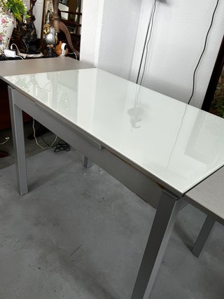 Mesa Cocina Extensible Tetra Cristal Leer Anuncio