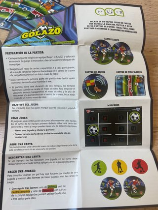 Balón de fútbol Golazo Falomir Juegos