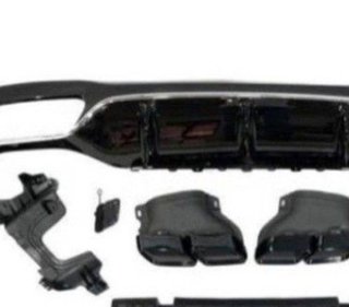 Difusor Trasero Mercedes W213 4 puertas look AMG E