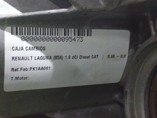 95473 caja cambios pk1aa061 renault laguna (b56)