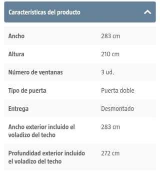 Cobertizo/Caseta de madera robusto