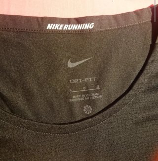 Camiseta manga corta Nike Running Negra L