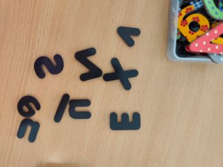 Letras magnéticas infantiles