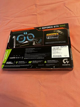 Tarjeta Gráfica Gigabyte GeForce GTX 1650 OC 4G