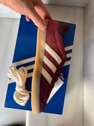 Adidas Gazelle Indoor W Burdeos/Dorado