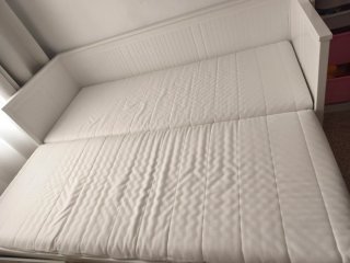 Diván Hemnes Ikea Blanco con 3 Cajones y colchones