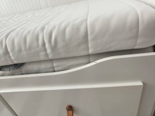 Diván Hemnes Ikea Blanco con 3 Cajones y colchones