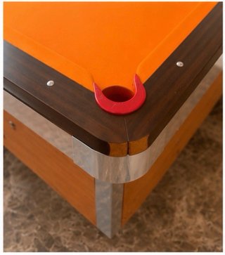 Mesa de billar profesional naranja