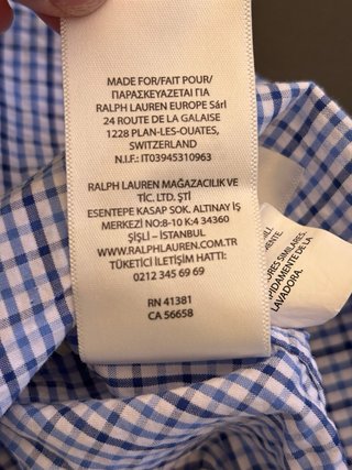 Camisa Ralph Lauren Talla M