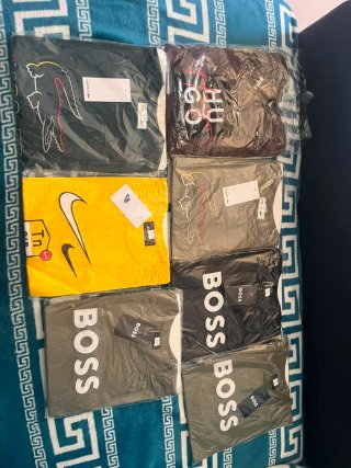 Camisetas BOSS bordadas calidad L