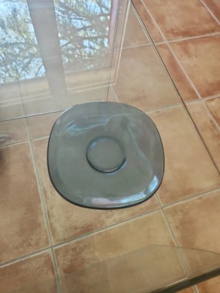 Juego Tazas y Platillos Vintage Azul