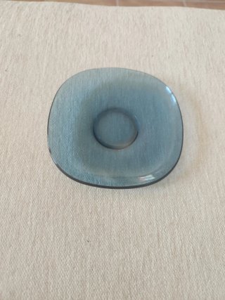 Juego Tazas y Platillos Vintage Azul