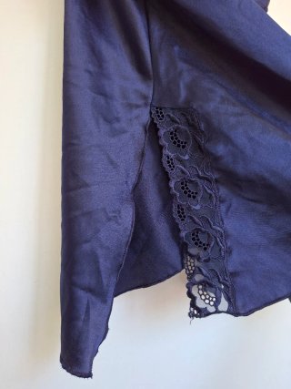 Top lingerie blu