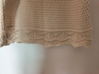 Completo donna top e gonna beige