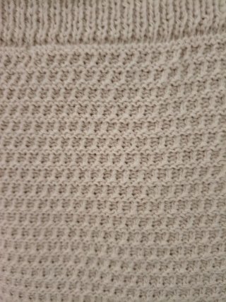 Completo donna top e gonna beige