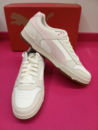 Zapatillas Puma Hombre Blancas y Rosas