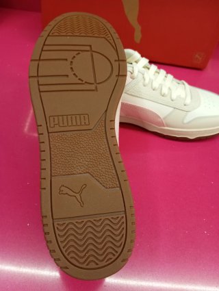 Zapatillas Puma Hombre Blancas y Rosas