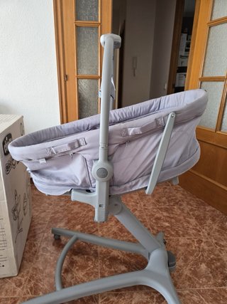 Chicco 5en1: Moisés, Cuna, Hamaca, Trona, Silla