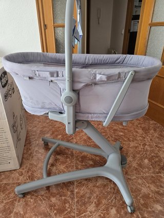 Chicco 5en1: Moisés, Cuna, Hamaca, Trona, Silla