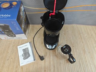 Russell Hobbs Cafetera Goteo 1.25L Negra