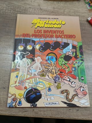 Comics Mortadelo y Filemón.Los inventos pro.Bacter