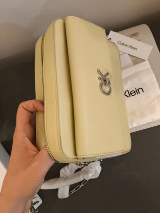 Borsa Calvin Klein Giallo/Argento