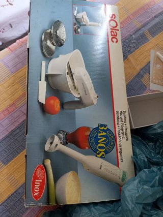 Batidora Solac Inox con accesorios