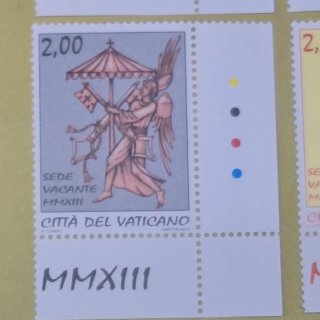 Francobolli Sede Vacante Vaticano 2013
