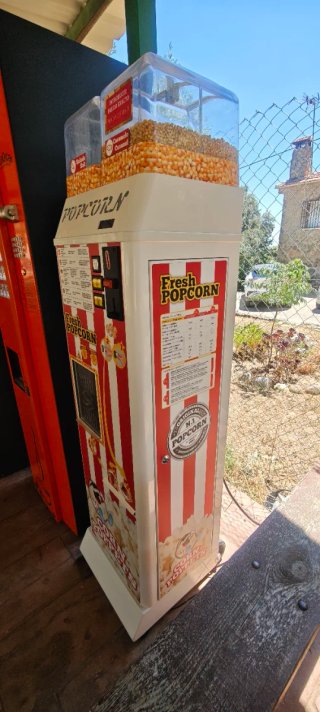 Maquina expendedora palomitas