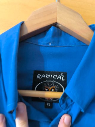 Camisa Rootweiler Azul Manga Larga
