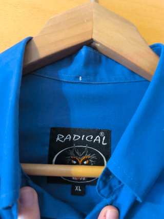 Camisa Rootweiler Azul Manga Larga