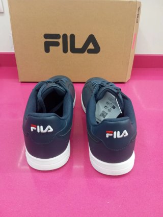 Zapatillas Fila Hombre Azul y Blanco