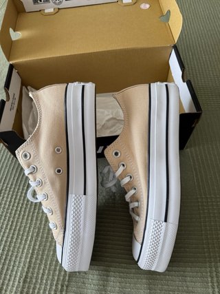Zapatillas Converse Mujer Beige/Blanco